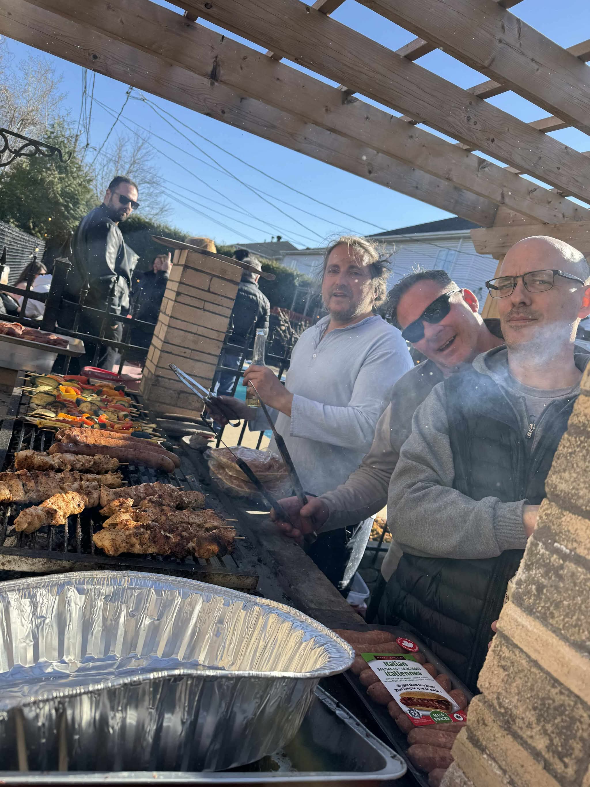 Around the barbecue